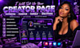 setup patreon, fanvue, fansly and onlyfans