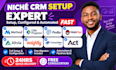 setup method CRM progress podio ninjapipe altvia insightly connectwise psa act
