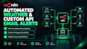 build automated weather custom api email alert system notification