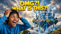 design viral minecraft thumbnail with facecam reaction