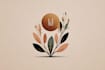 design a hand drawn botanical boho logo