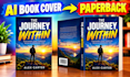 convert ai generated book cover to paperback amazon kdp print ready ebook kindle