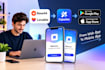convert, publish lovable app base44 app to play store, app store using capacitor