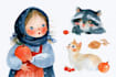 draw cartoon children book illustrations
