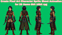 create pixel art character sprite sheet animation for 2d game 8bit 16bit rpg
