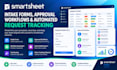 smartsheet intake forms, approval workflows and automated request tracking