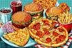do a food pop art illustration