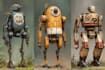 design high quality robot, mecha concepts