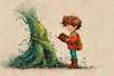 create children book illustration and character design