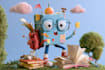 create high quality kids character design child book