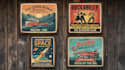 design retro vintage poster