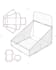 create packaging box dieline, die cut and cut lines template