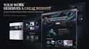 design and build a personal or business portfolio website