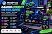 create a gaming tournament website