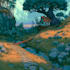create fantasy environment concept art