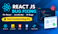 fix react js frontend bugs and UI issues