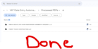 automate PDF data entry using google drive, sheets and