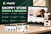 design redesign and customize shopify ecommerce stores webshop