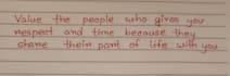 write your notes in neat handwriting