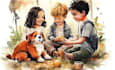 create beautiful childrens book illustrations