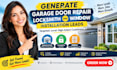 generate garage door repair locksmith window  and installation leads