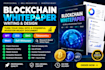 write and design professional blockchain tokenomics ico whitepaper for investors