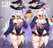 create a halloween live2d vtuber, protogen vrchat avatar, and furry vtuber