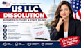 us llc dissolution business closure state filing amendment usa corporation llc