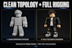 make custom roblox avatar, roblox character, roblox ugc ready with full rigging