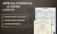 design official high school, college, university diploma and transcript