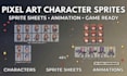 create nsfw pixel art character sprite sheets, anime pixel arts with animation