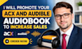 promote your acx and audible audiobook to increase sales