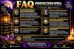 cast a protection spell to shield you from negative energy