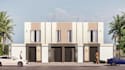 remodel ground level apartment, classical building facade render,front elevation