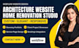design webflow architecture website home renovation design studio website
