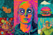 make psychedelic illustrations for you