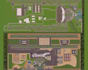 design landscape site plan,control tower site layout,digital twin,3d data center