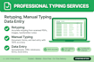 be your fast data entry and expert data entry operator