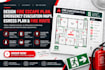 design fire escape plan, emergency evacuation maps, egress plan and fire route