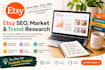 optimize your etsy listing for SEO, keywords and conversions