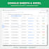 accurate data entry, web research, and excel google sheets