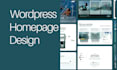 design a professional responsive wordpress home page