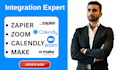 setup calendly, zoom, zapier expert calendly appointment setup email automation