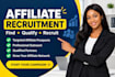 recruit affiliates and grow your affiliate marketing program