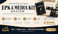 design a professional epk, media kit and press kit