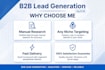 do b2b lead generation and data entry