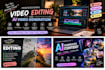 do professional video editing and ai video generation