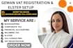 do german vat registration, tax registration and elster setup
