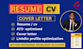 write a professional ats resume