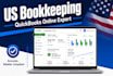 do US bookkeeping using quickbooks online